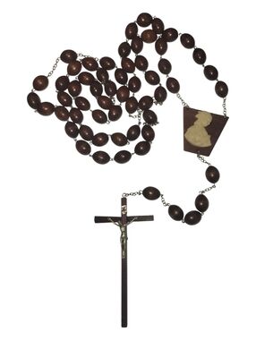 Large Wooden Rosary 60in